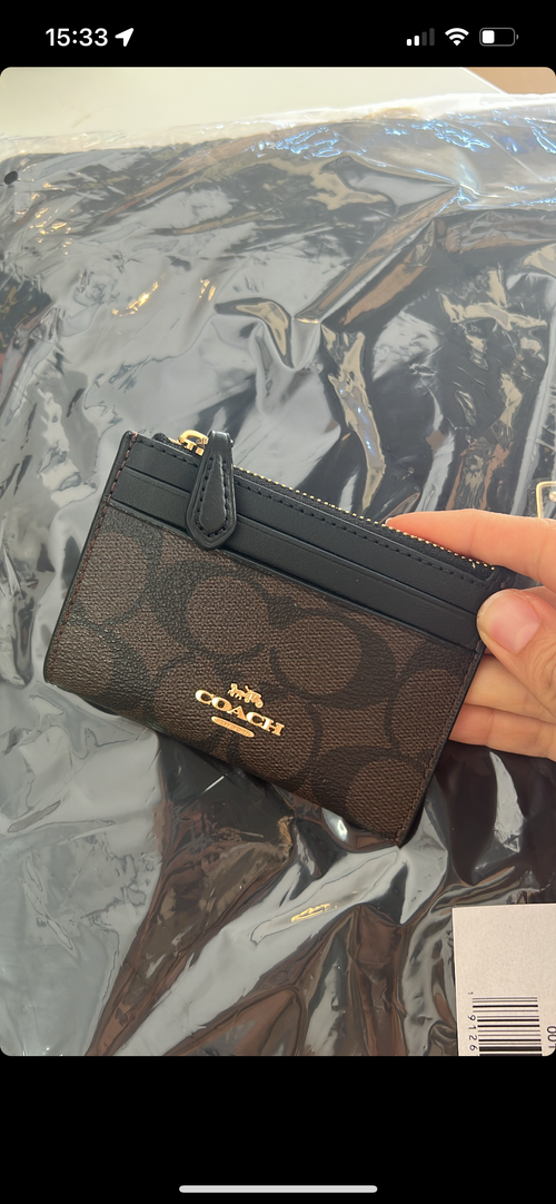 Coach card case gumruk dahıl