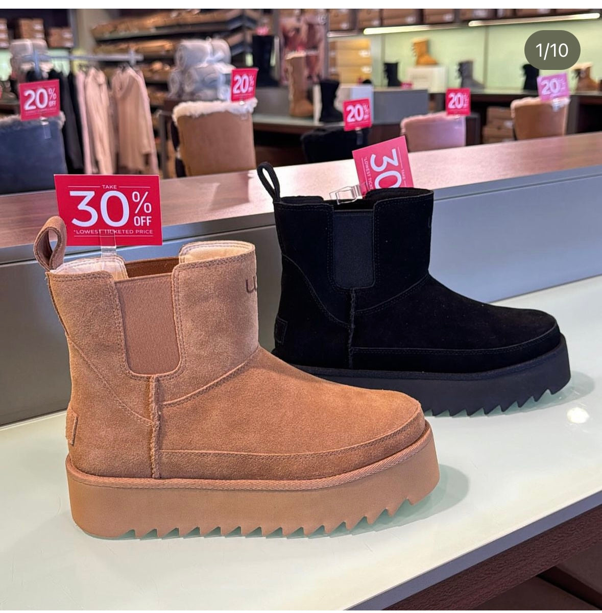 UGG CHELSEA  PLATFORM BOOT