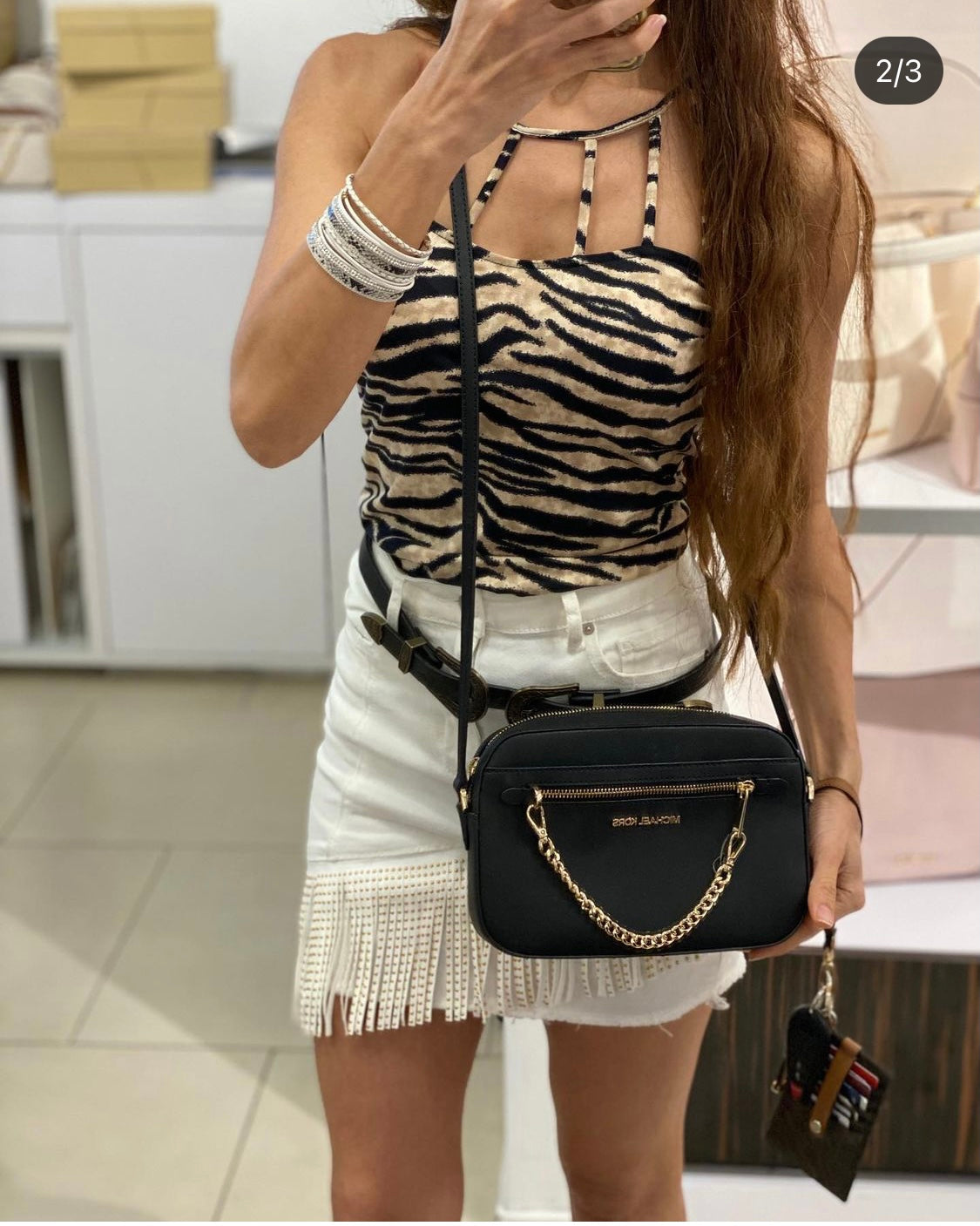 MICHAEL KORS CHAIN LARGE CROSSBODY