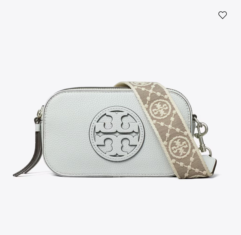 Tory Burch Mini Miller Crossbody Grey