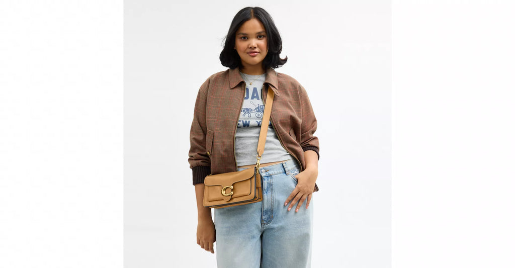 Coach Tabby Shoulder Bag 26 Natural Leather